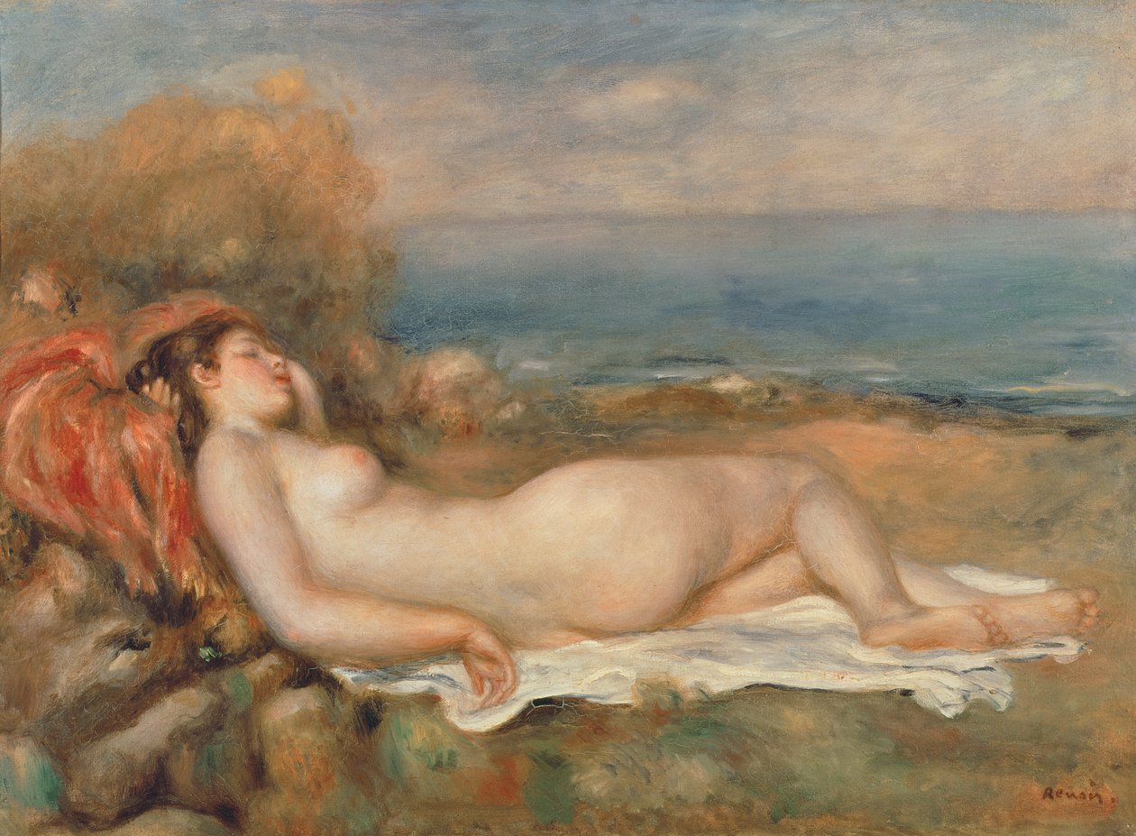Nøgen i græsset af Pierre Auguste Renoir