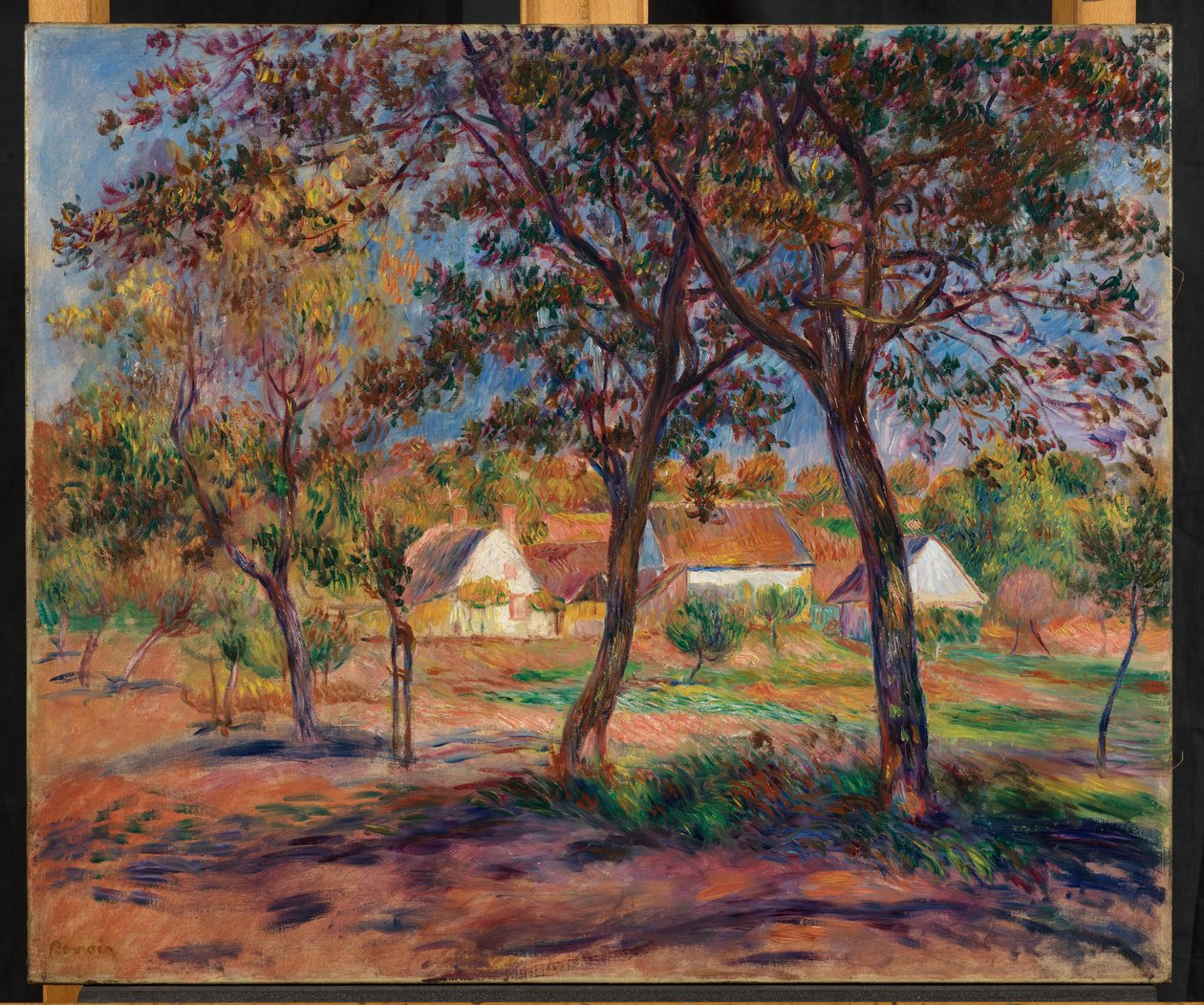 Udkanten af Pont-Aven, ca. 1888-90 af Pierre Auguste Renoir