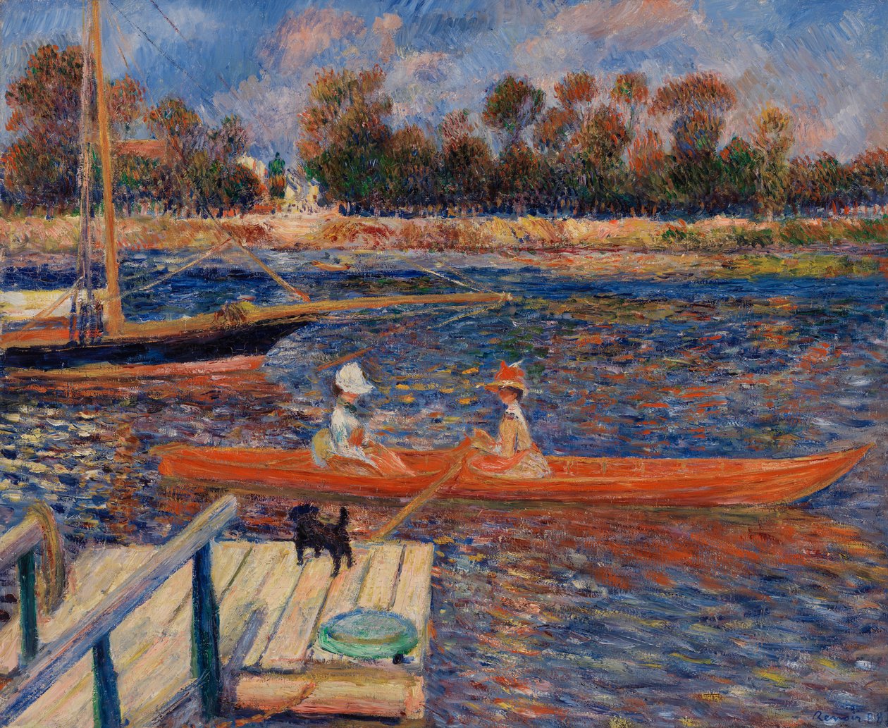 Seinen ved Argenteuil af Pierre Auguste Renoir