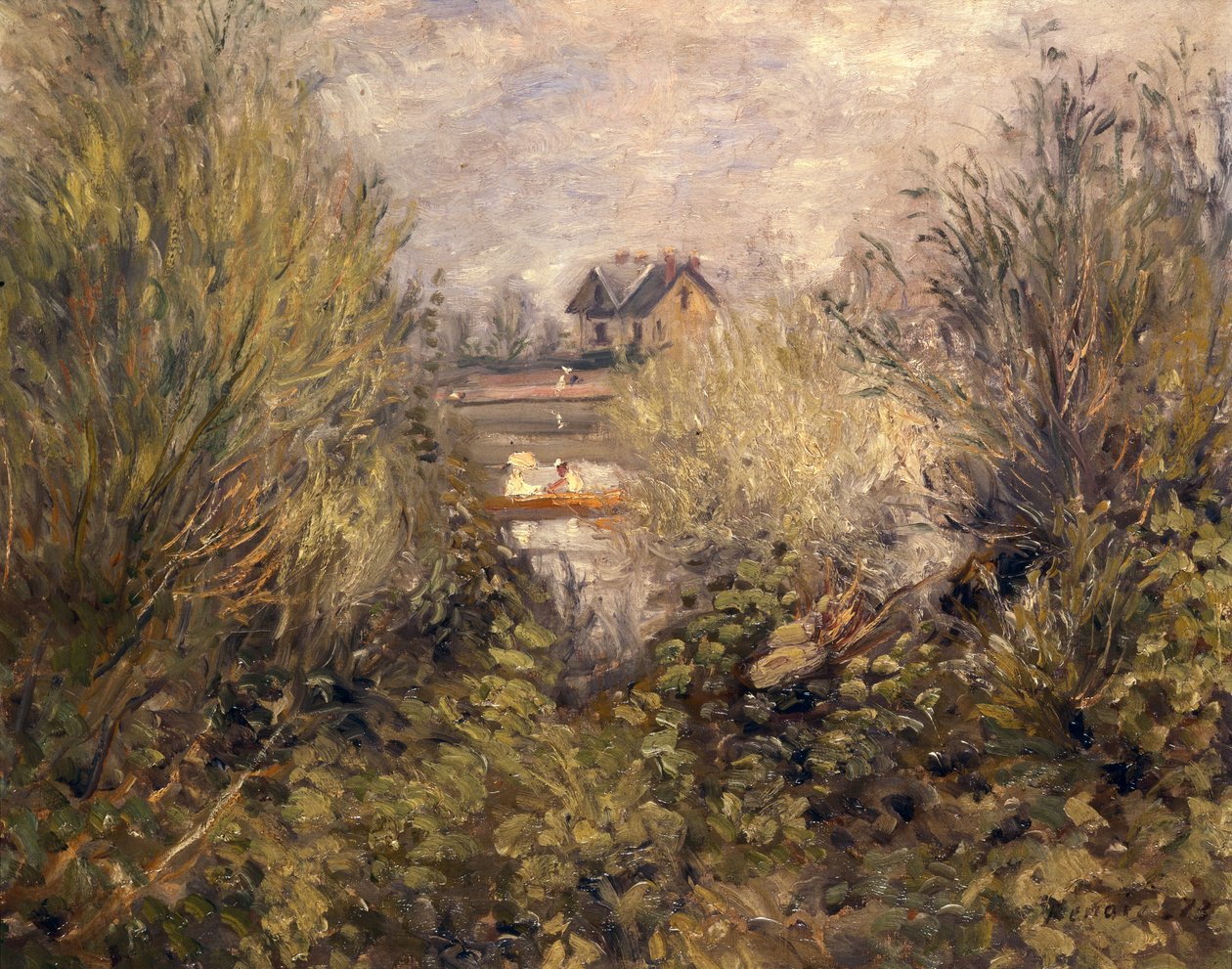 Seinen ved Argenteuil, 1873 af Pierre Auguste Renoir