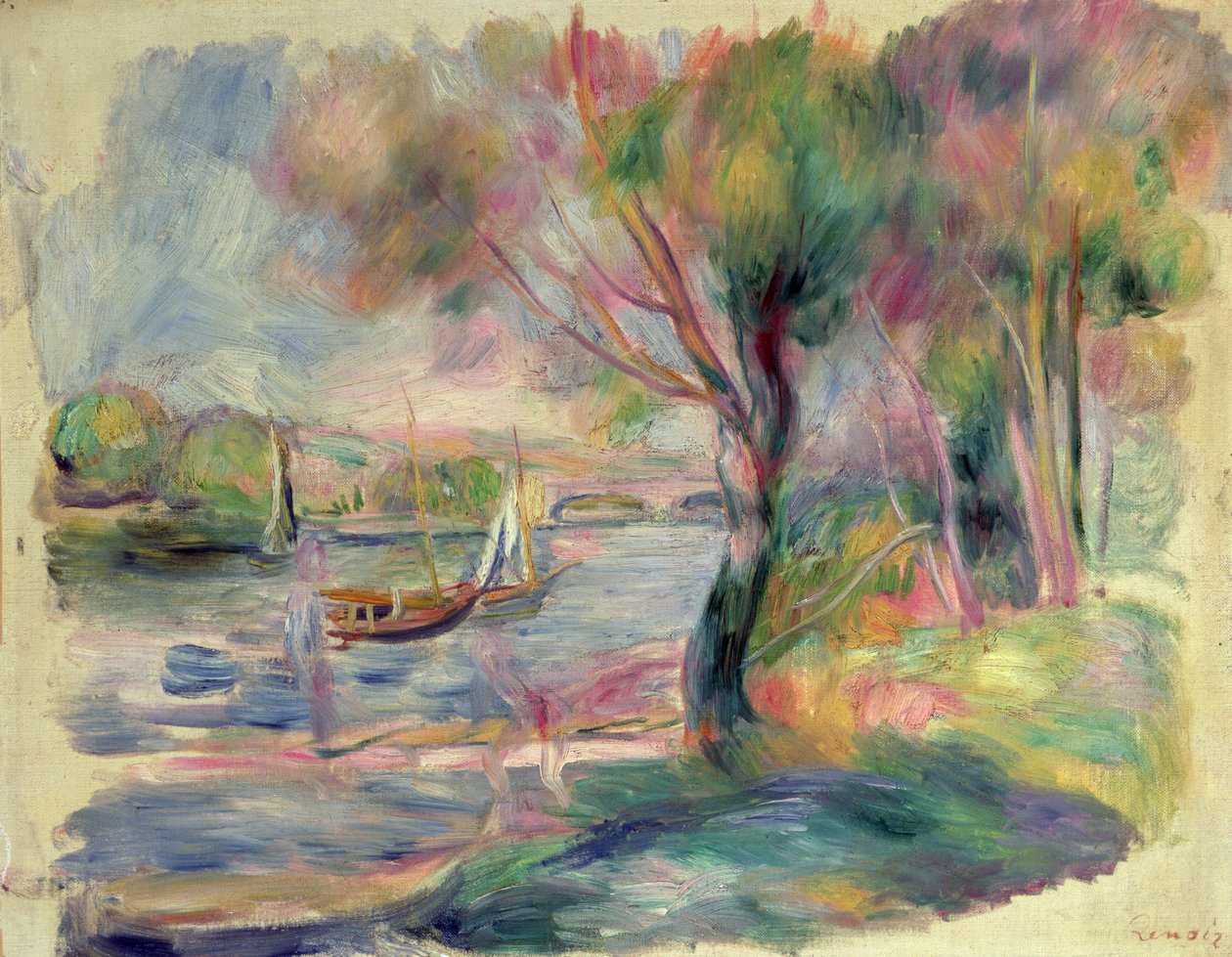 Seinen ved Argenteuil, 1892 af Pierre Auguste Renoir