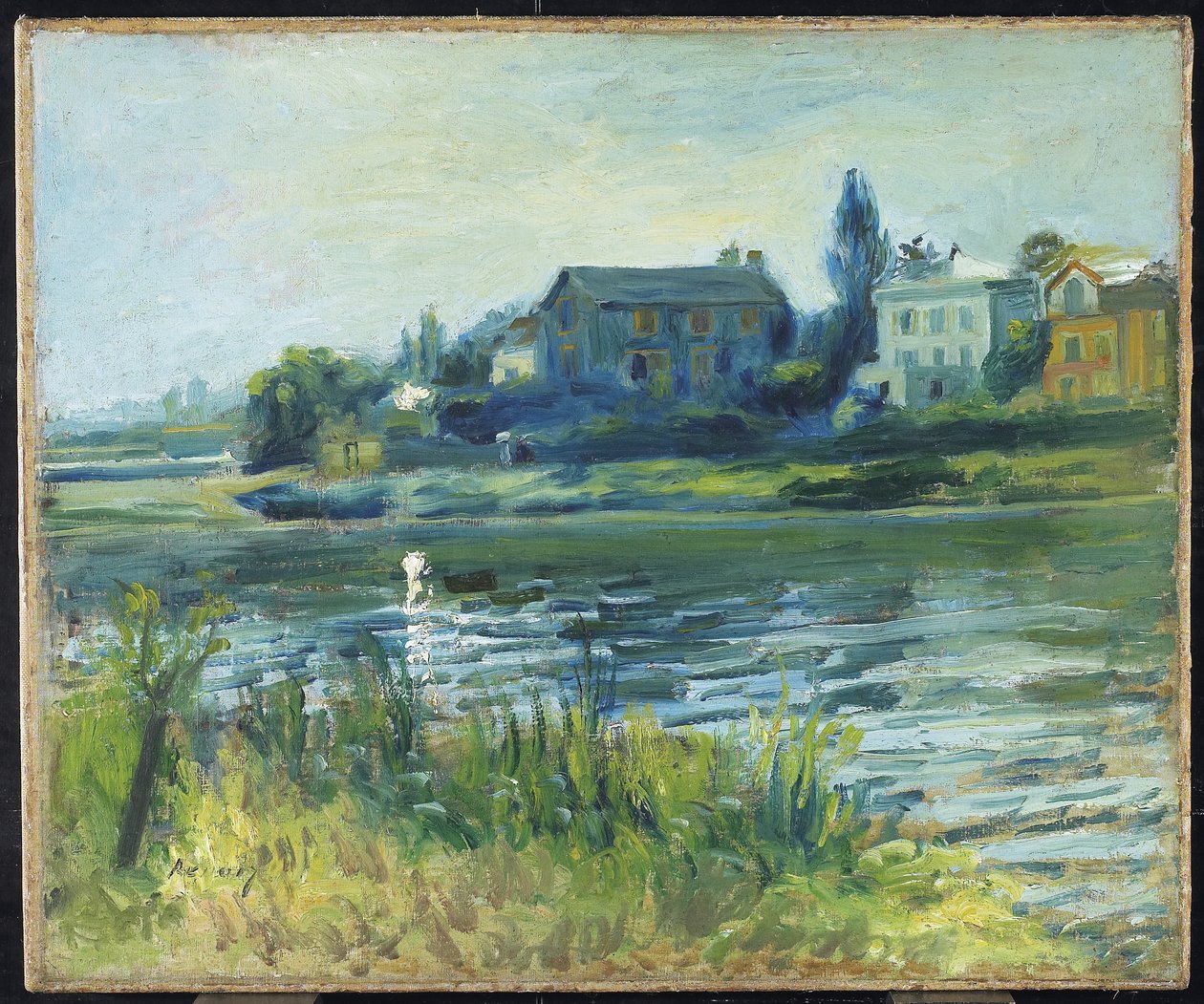 Seinen ved Chatou, ca. 1871 af Pierre Auguste Renoir