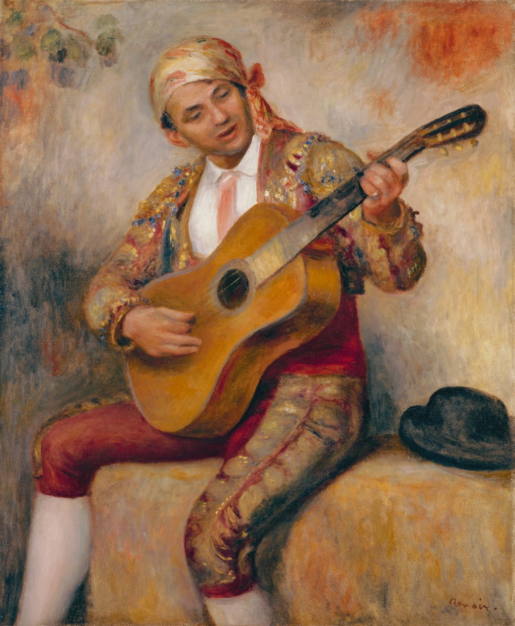 Den spanske guitarist, 1894 af Pierre Auguste Renoir