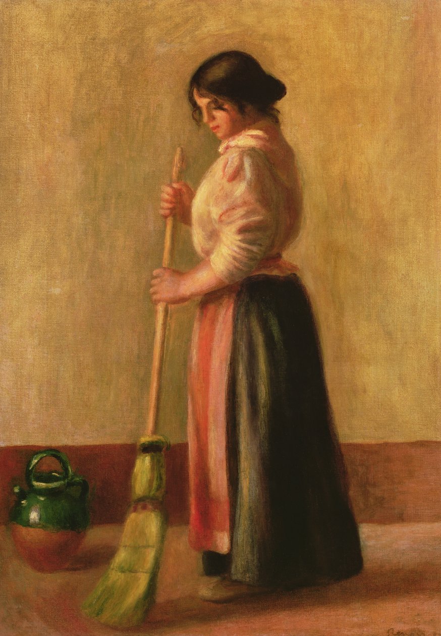 Fejemaskinen, 1889 af Pierre Auguste Renoir