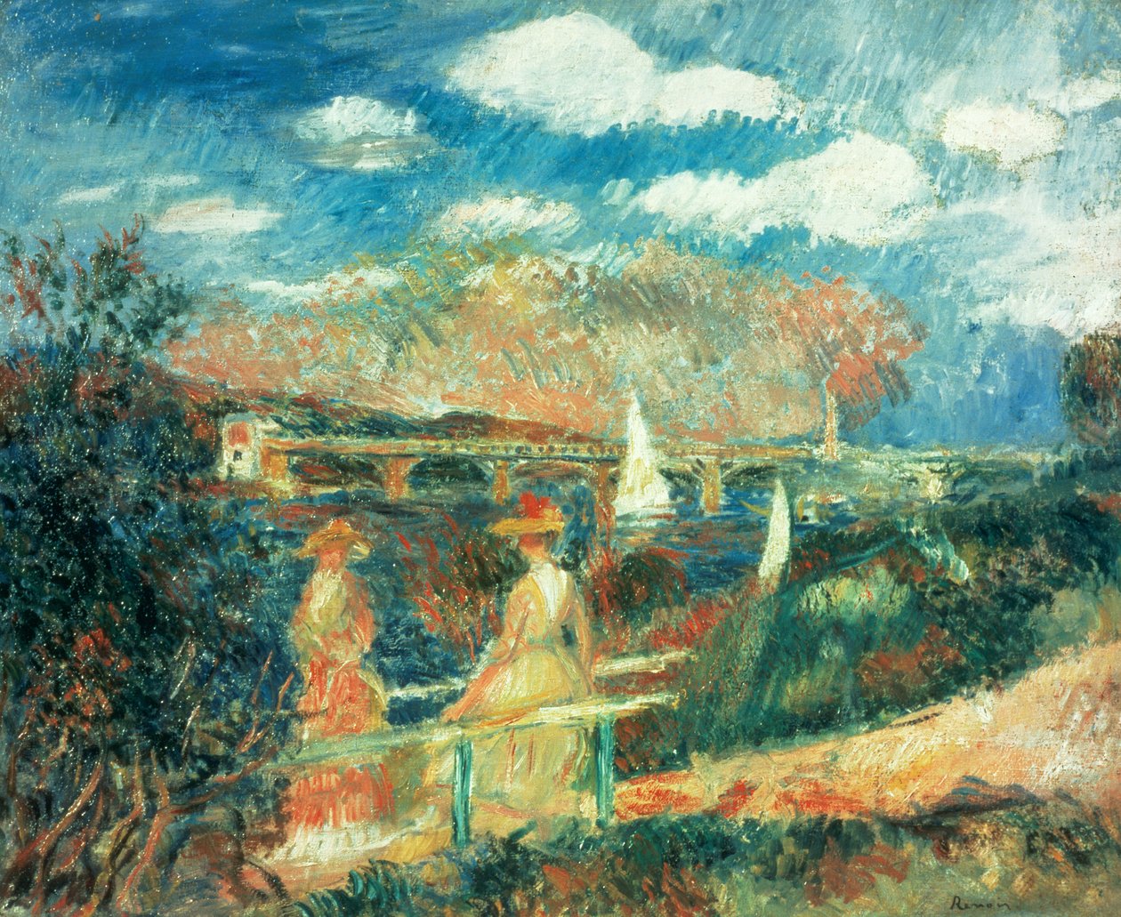 Seinen ved Argenteuil, 1880 af Pierre Auguste Renoir