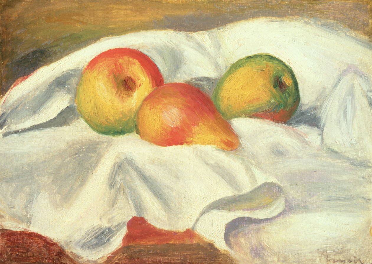Tre pærer, c.1885 af Pierre Auguste Renoir