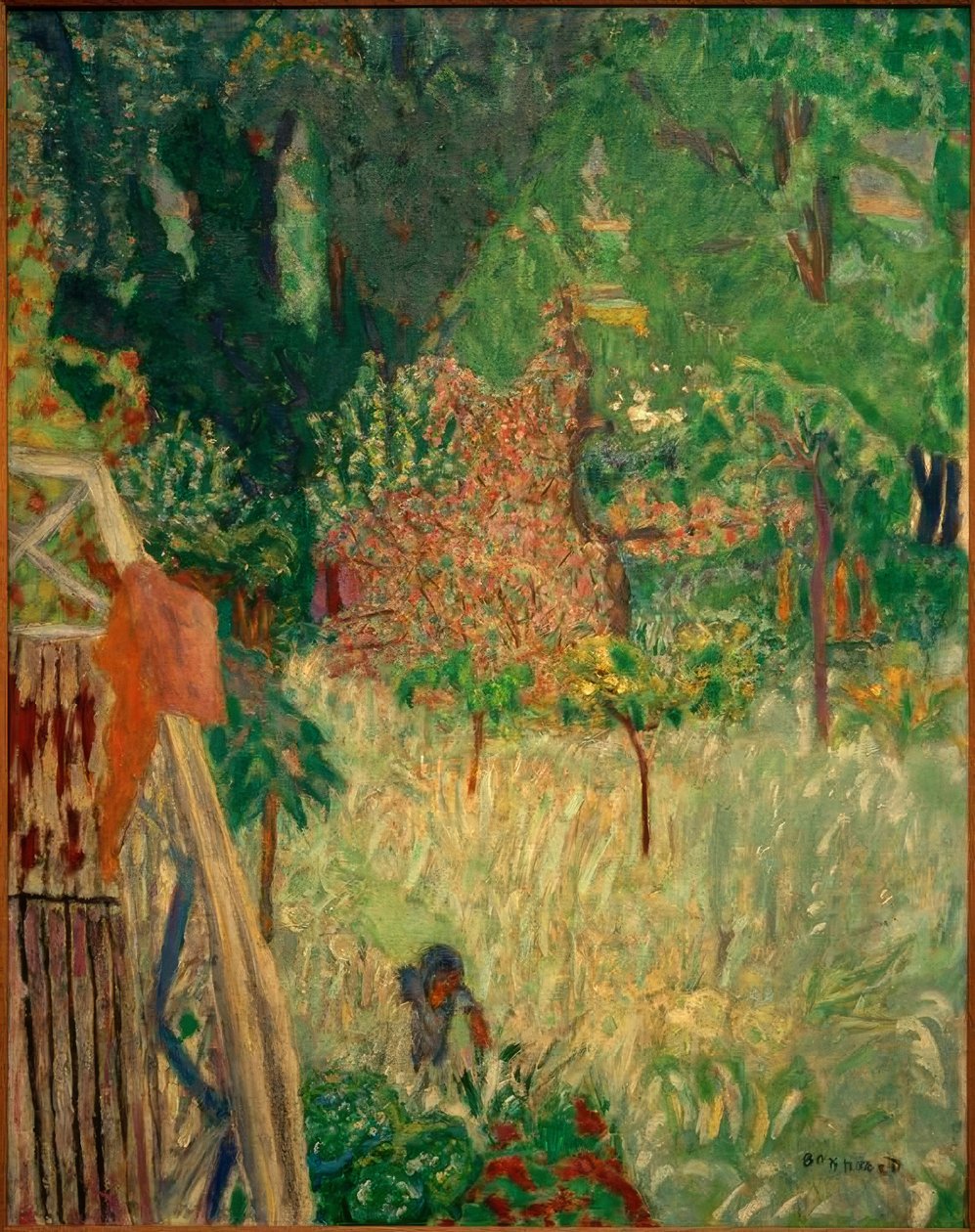 Le Balcon à Vernonnet / Det blomstrende æbletræ af Pierre Bonnard