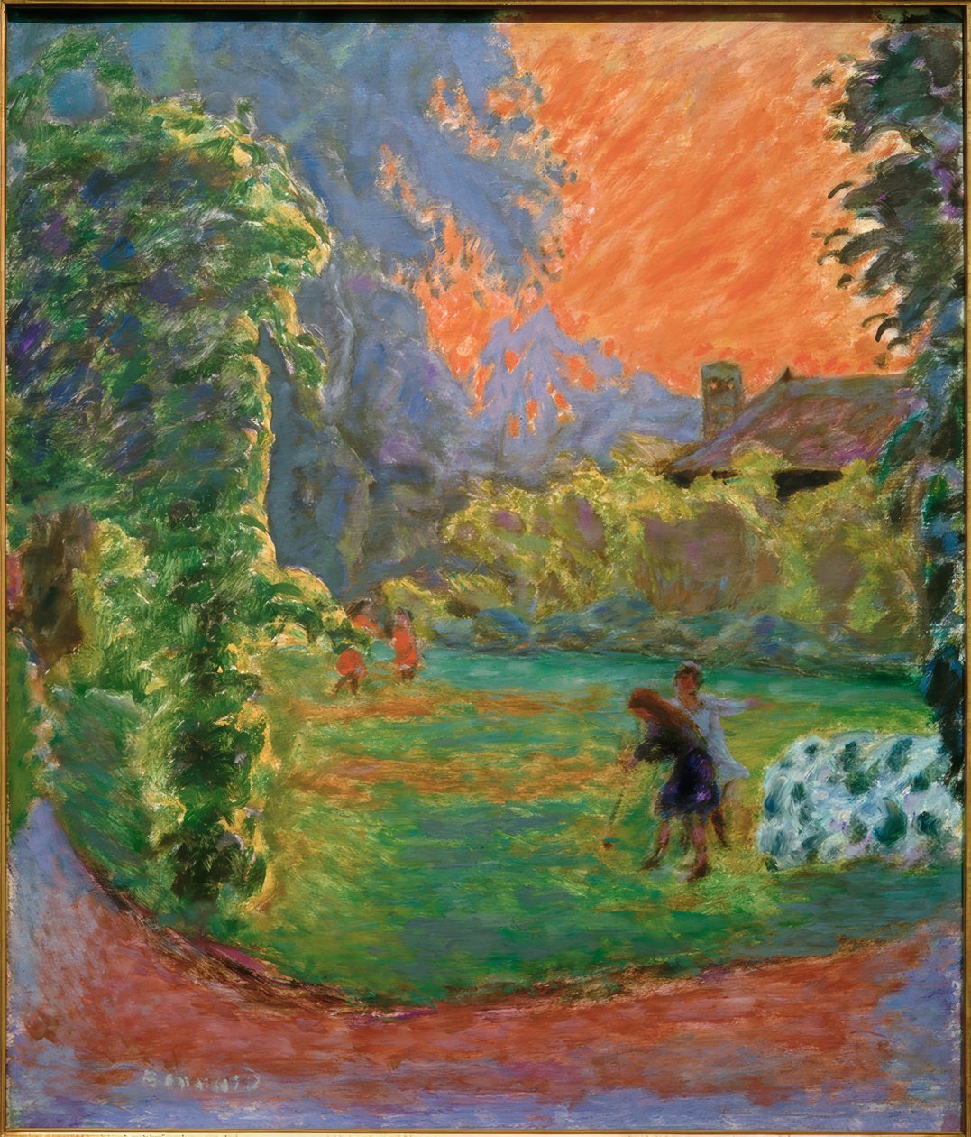 Solnedgang af Pierre Bonnard