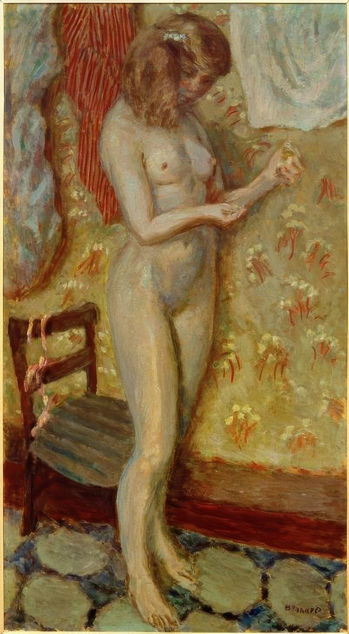 Nøgen til lys eller Nøgen til nålen af Pierre Bonnard