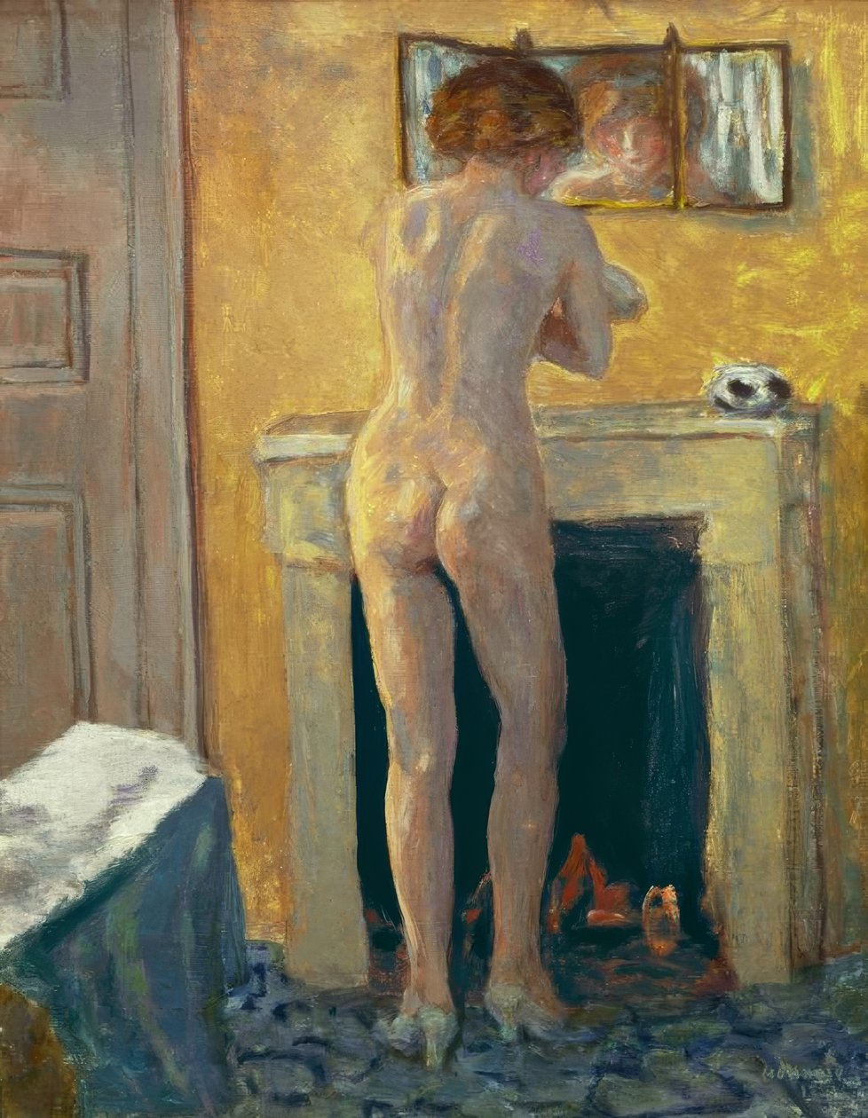 Back act foran pejsen af Pierre Bonnard