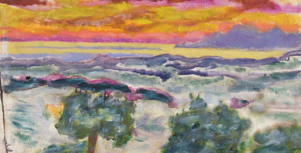 Solnedgang, 1939 af Pierre Bonnard