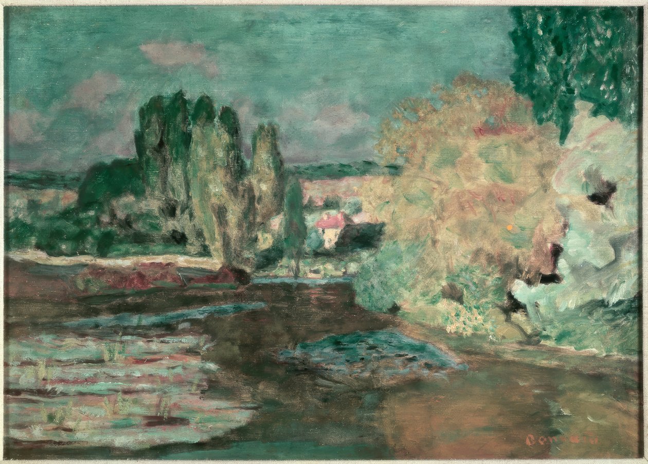 Udsigt over Seinen af Pierre Bonnard