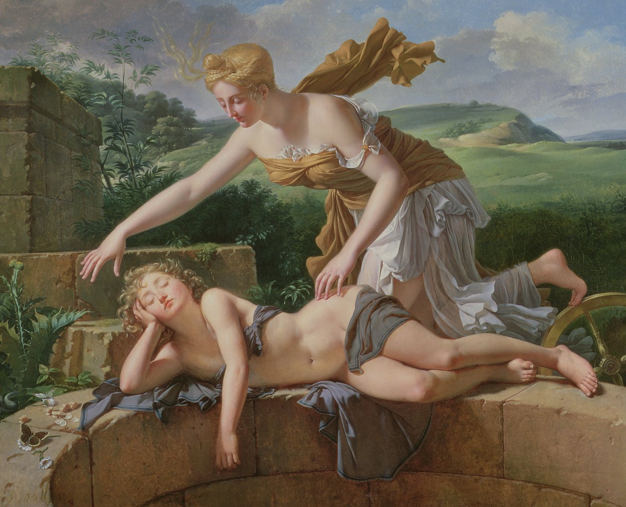 Lykkebarnet, 1801 af Pierre Bouillon