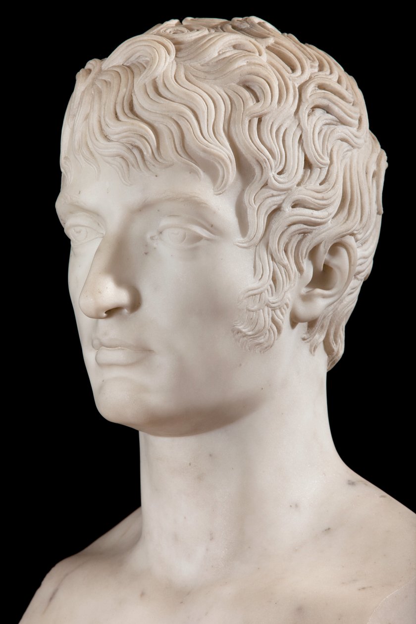 Buste af Louis Bonaparte (marmor) (detalje) (se også 698741) af Pierre Cartellier