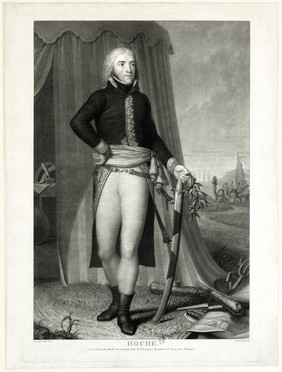 Lazare Hoche (1768 - 1797), fransk general af Pierre Charles Coqueret