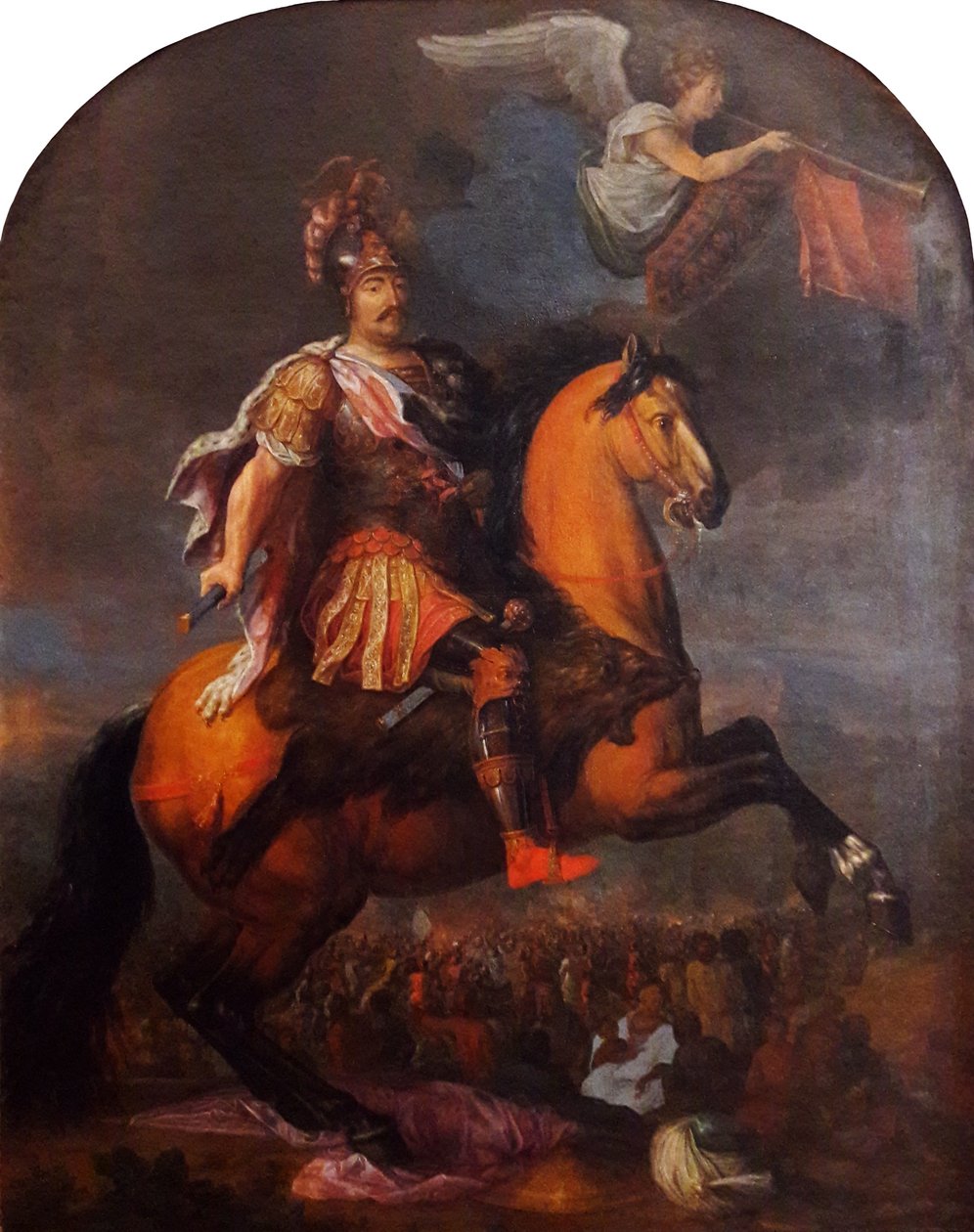Rytterportræt af kong Jan III. Sobieski fra Polen af Pierre Denis Martin