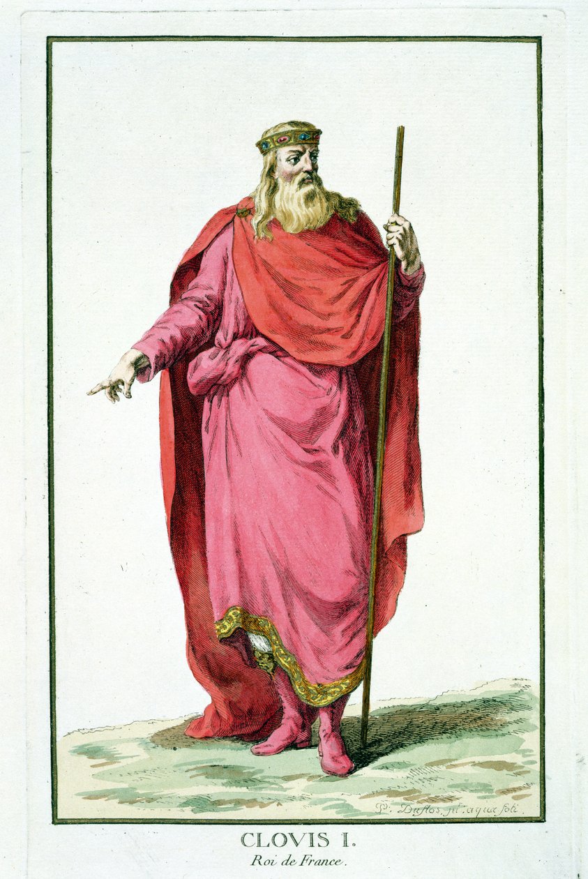 Clovis I (481-511) Konge af de saliske frankere fra 