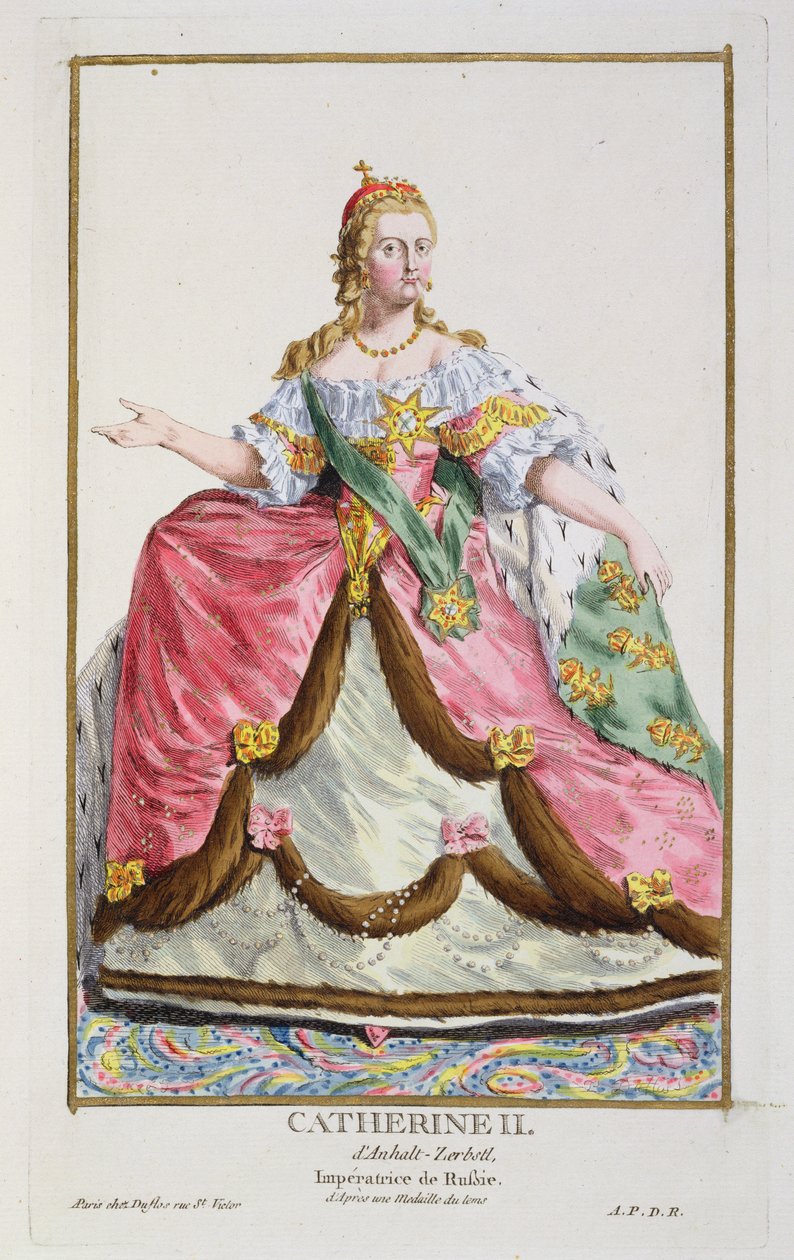 Portræt af kejserinde Catherine II 