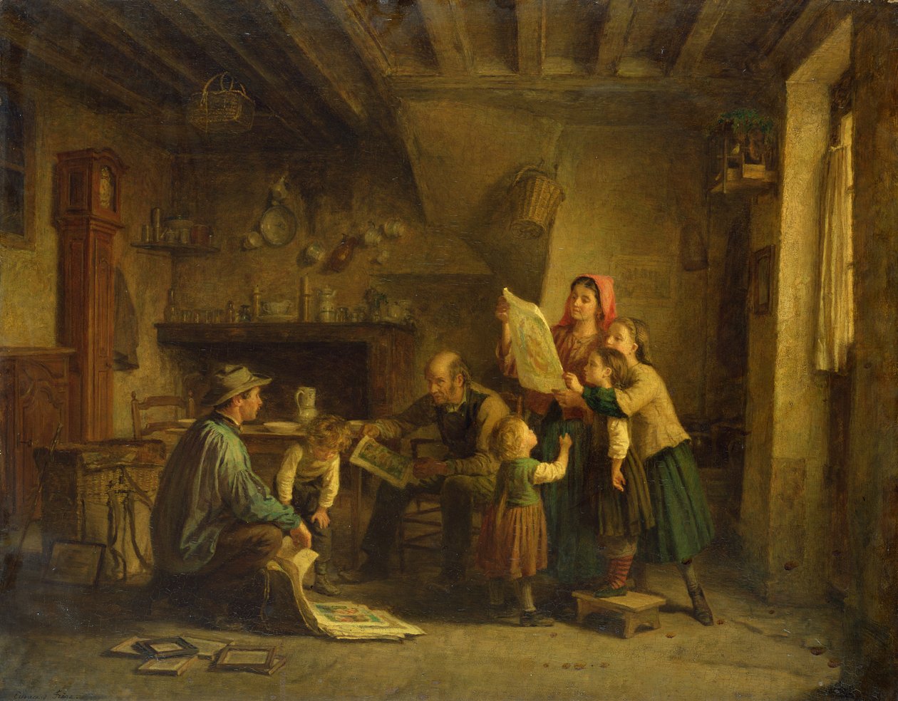 Kunsthandleren af Pierre Edouard Frere