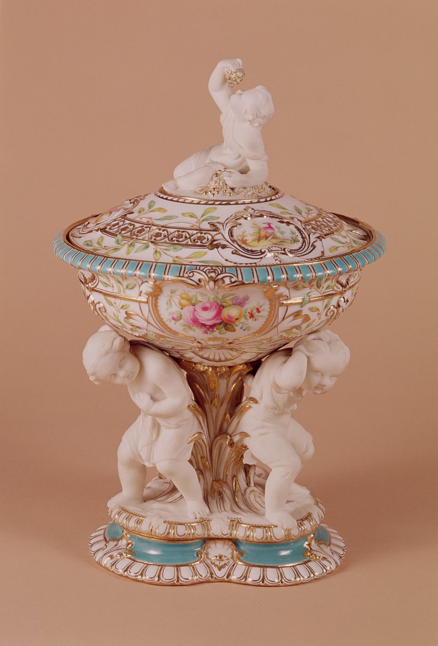 Minton vase, ca. 1854 (porcelæn) af Pierre Emile Jeannest