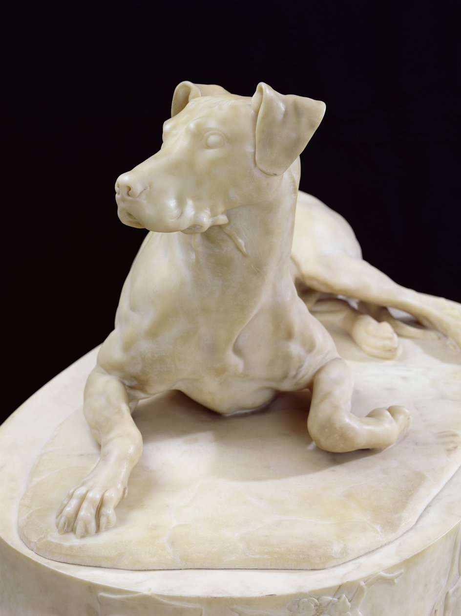 En hund, 1827 (marmor) (se også 223451) af Pierre Francois Gregoire Giraud