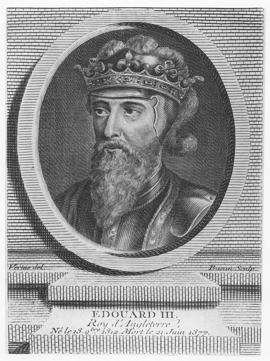 Edward III, konge af England af Pierre François Basan