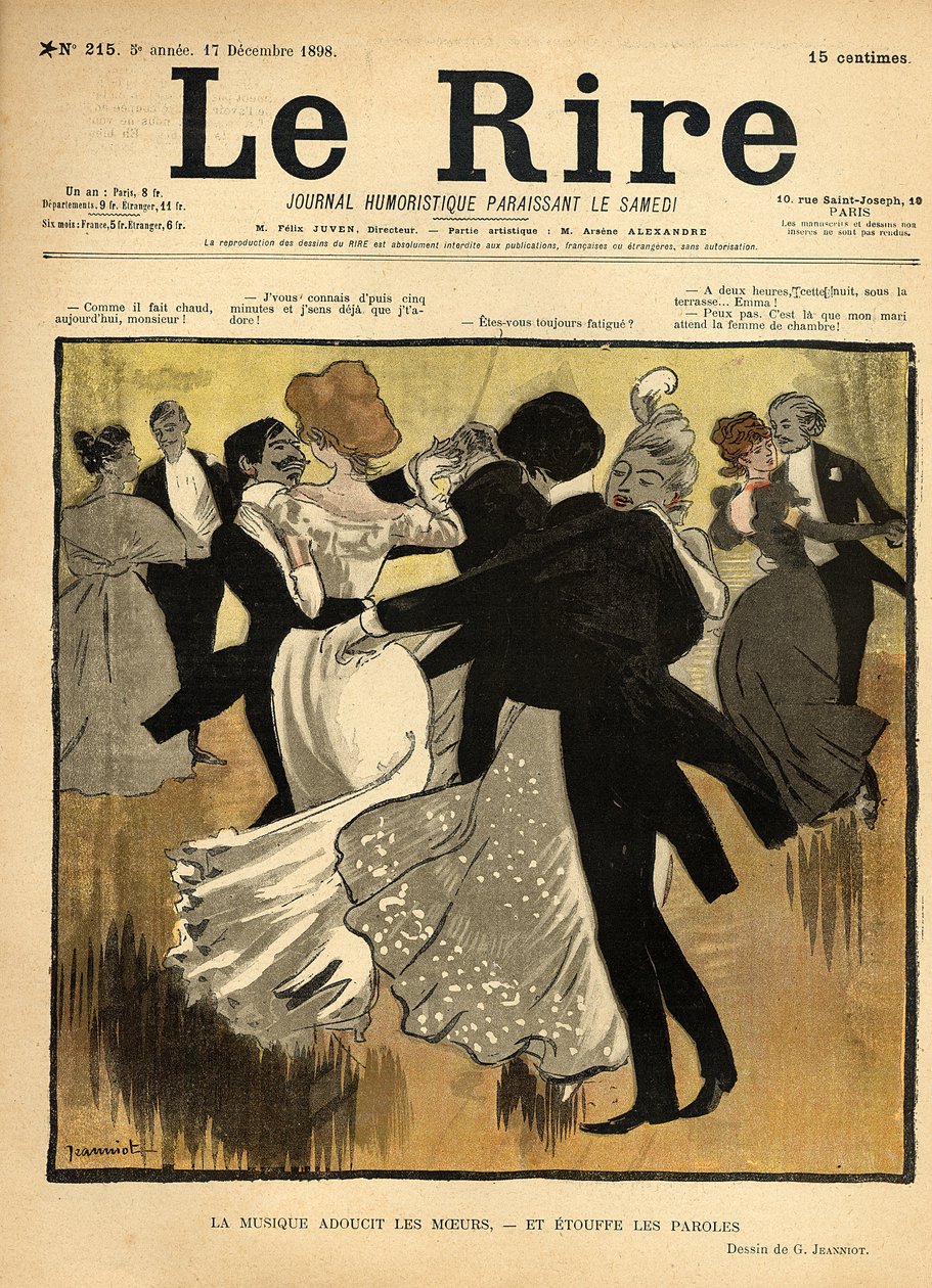 Dancing Couples, fra forsiden af 