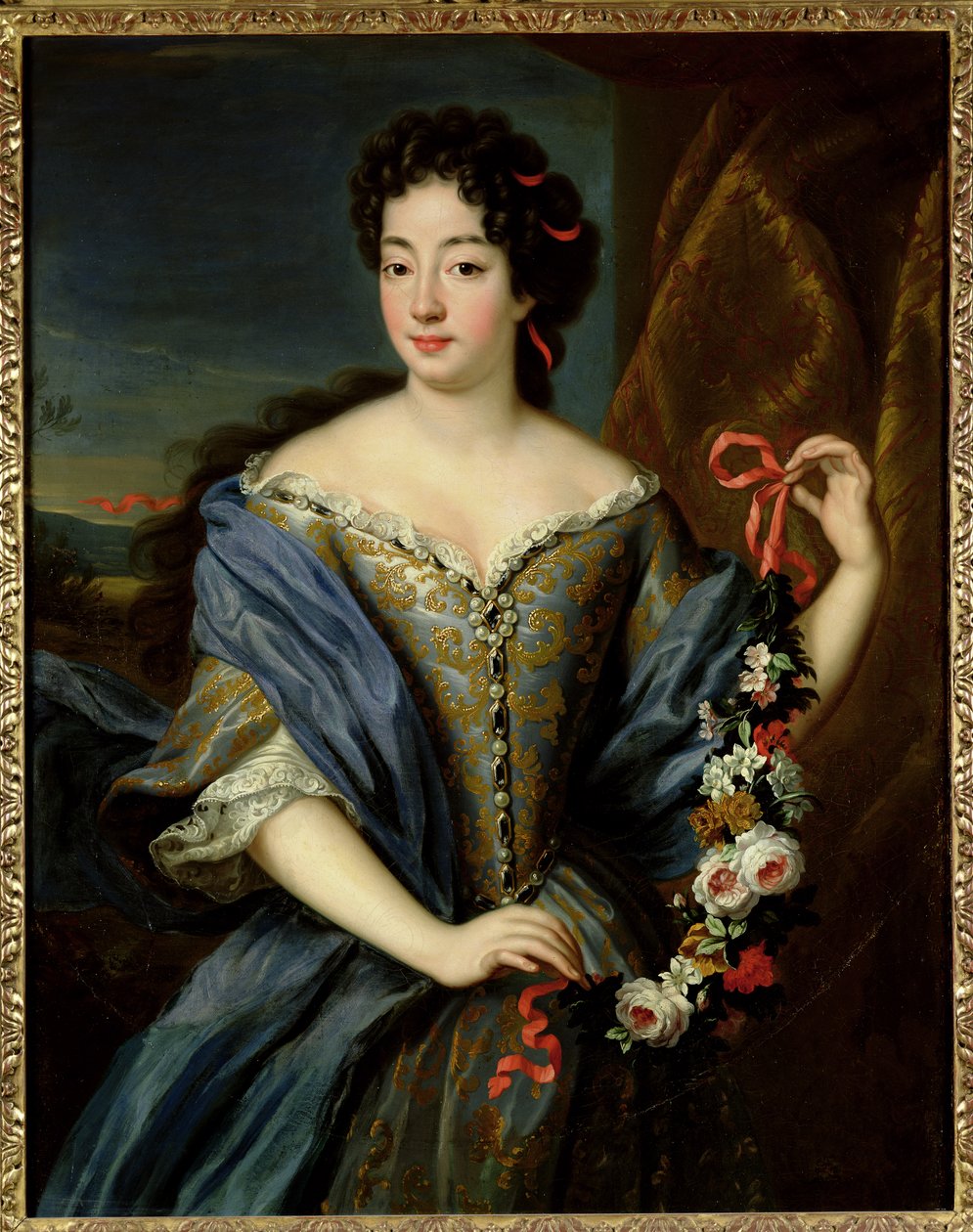 Portræt af Anne de Baviere (1648-1723) af Pierre Gobert