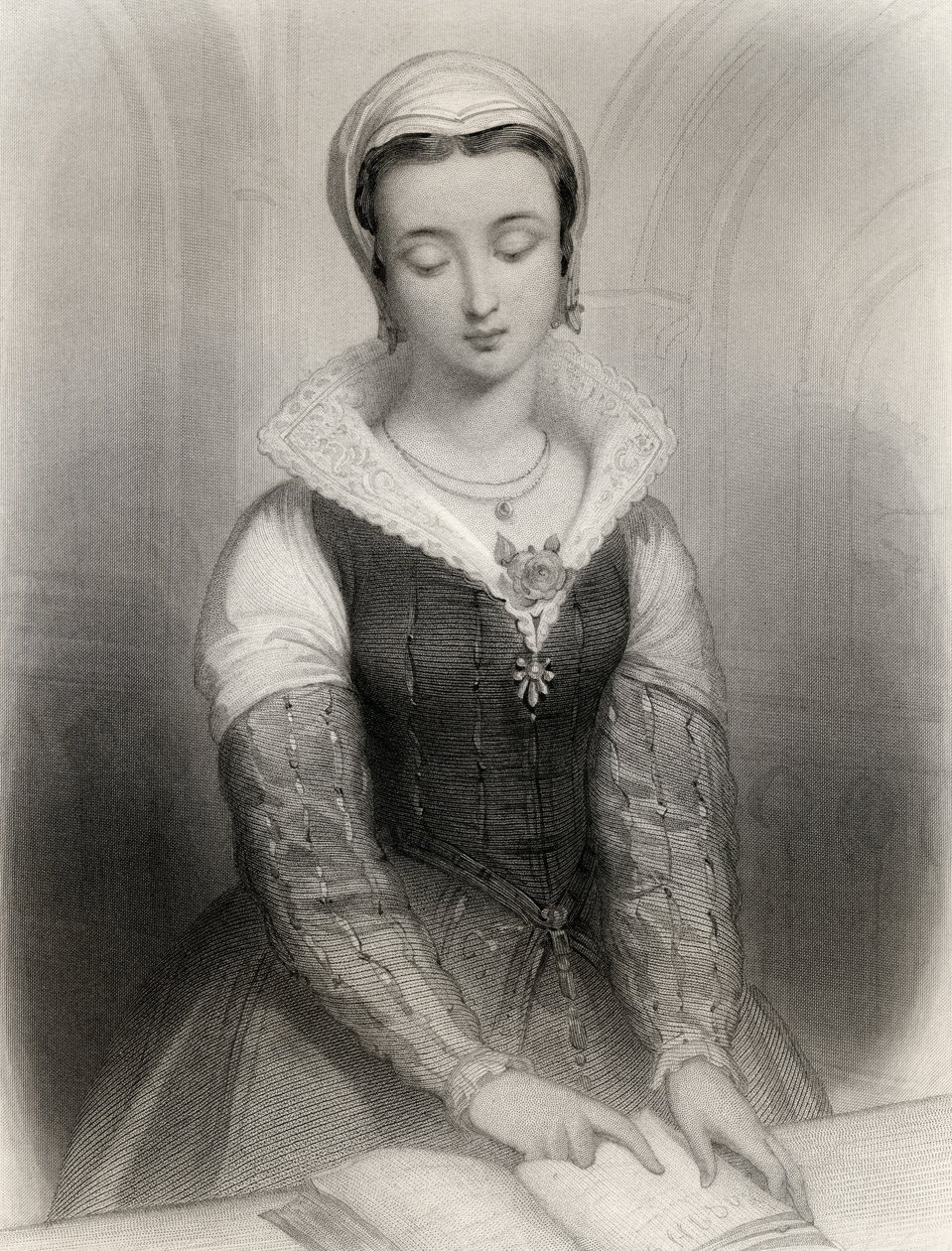 Lady Jane Gray (1537-54) illustration fra 