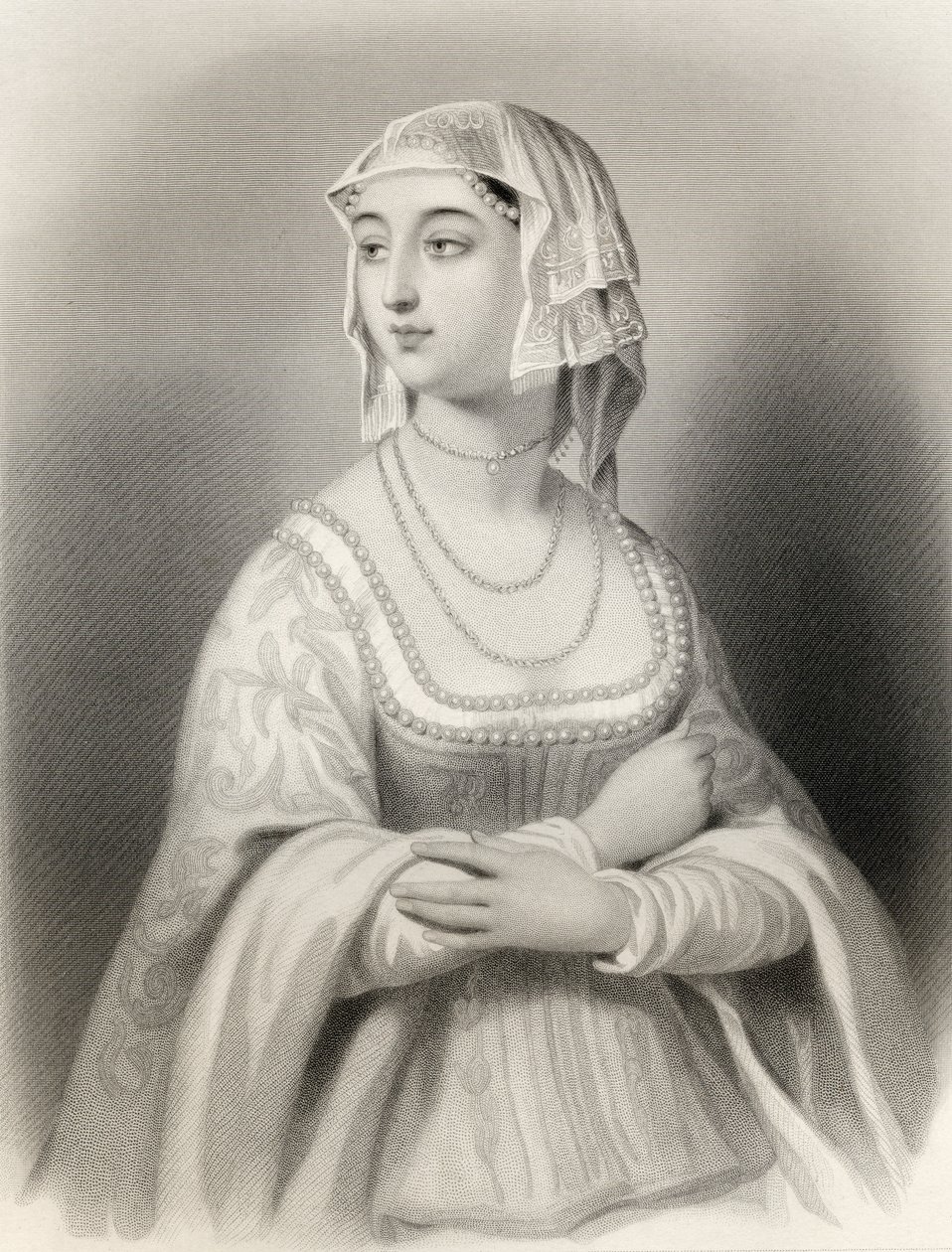 Margret af Anjou (1429-82) illustration fra 