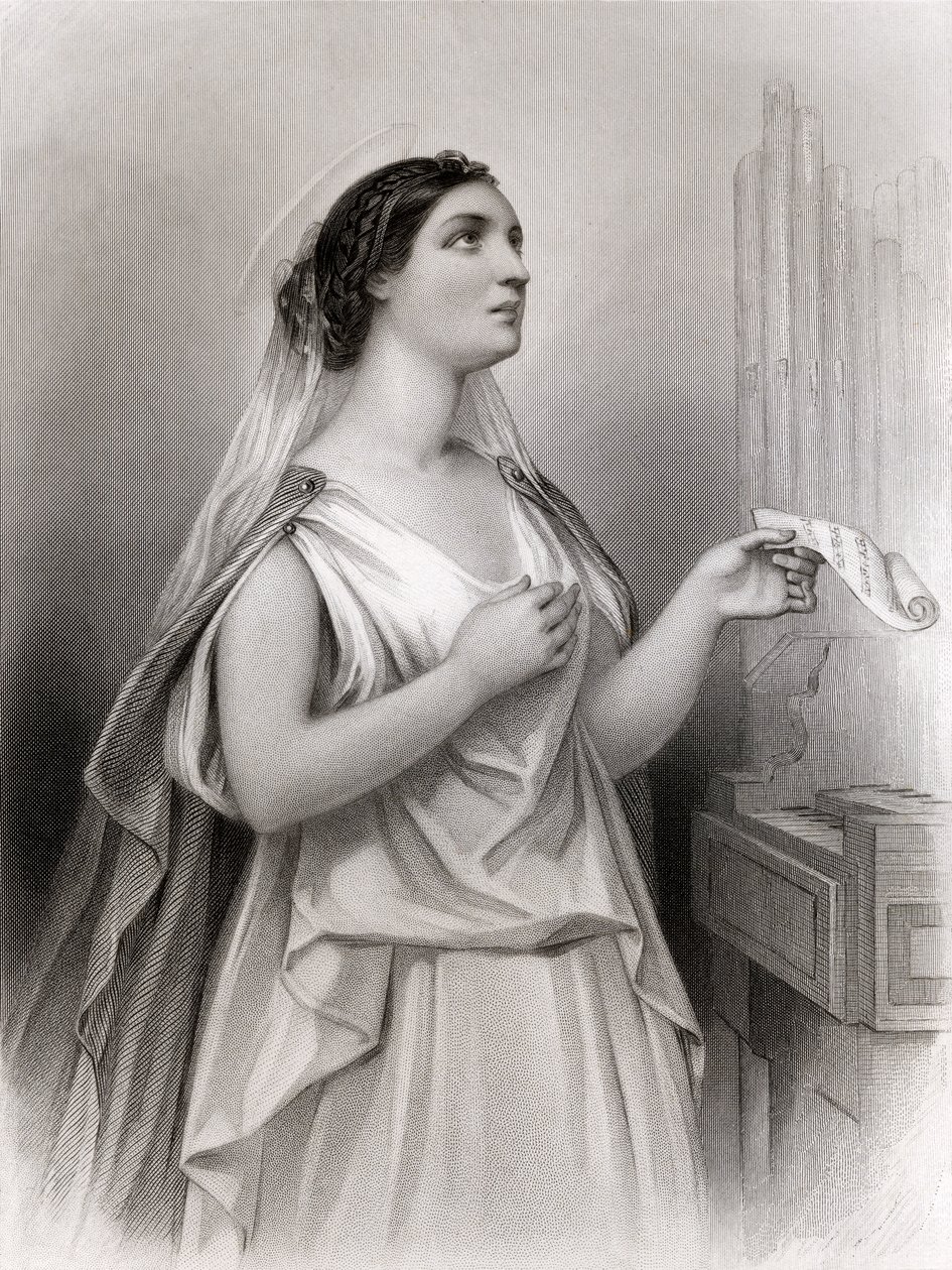Saint Cecilia, illustration fra 