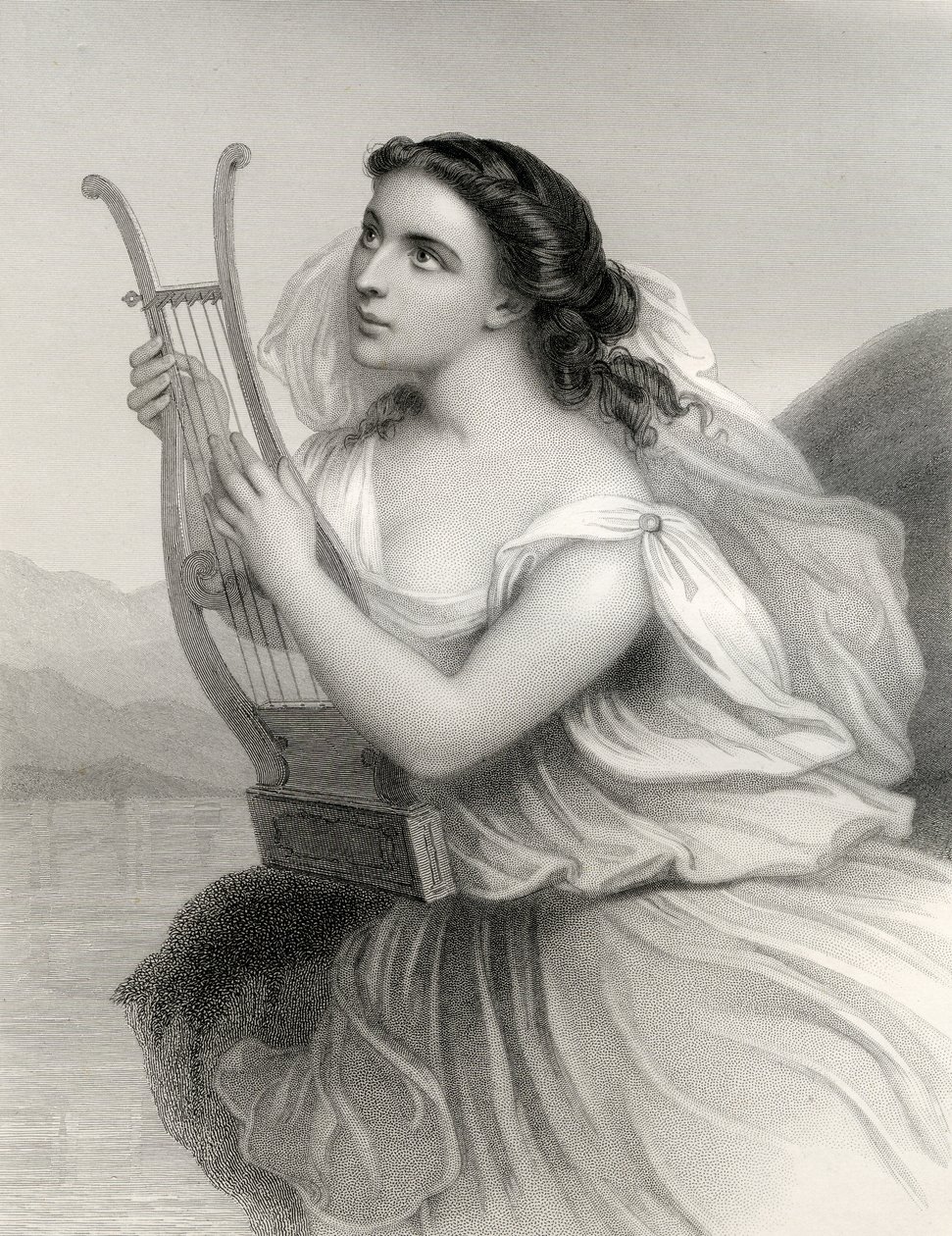 Sappho, illustration fra 
