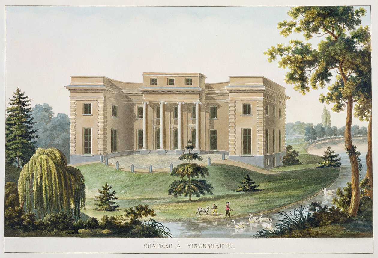 Chateau at Vinderhaute, fra 