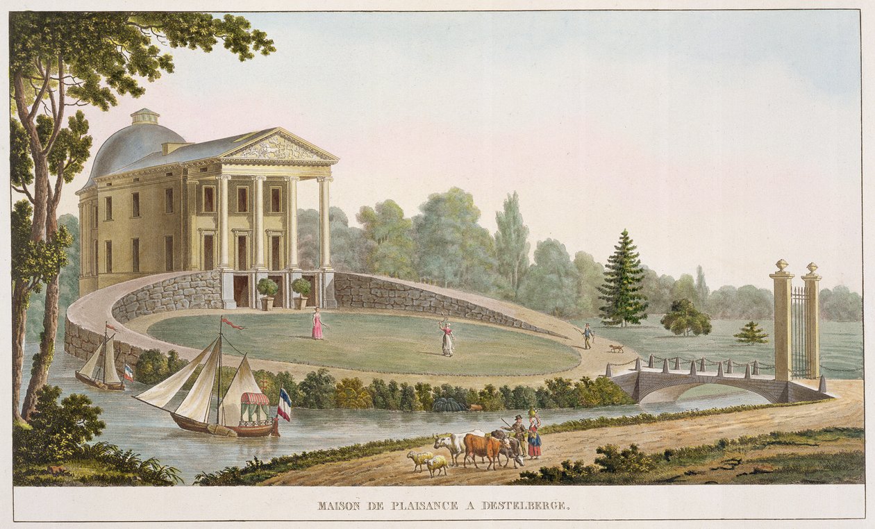 Maison de Plaisance ved Destelberge, fra 