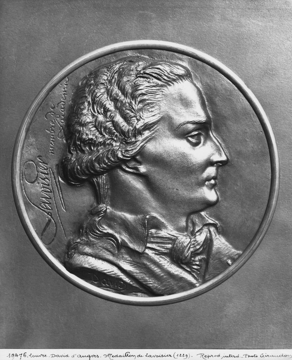 Antoine Laurent Lavoisier (bronze) af Pierre Jean David d