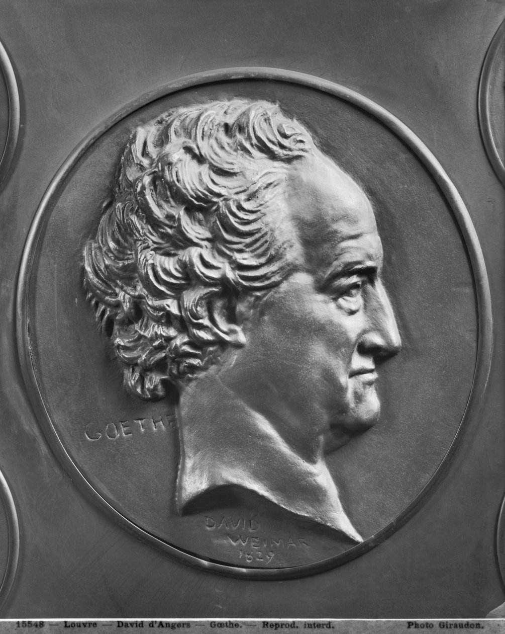 Johann Wolfgang von Goethe, 1829 (bronze) af Pierre Jean David d