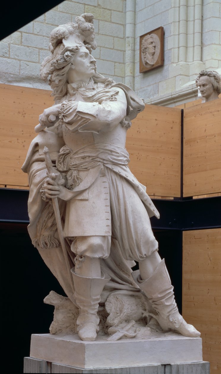 Louis II, 4. prins af Bourbon og Conde (1621-86), 1817 (gips) af Pierre Jean David d
