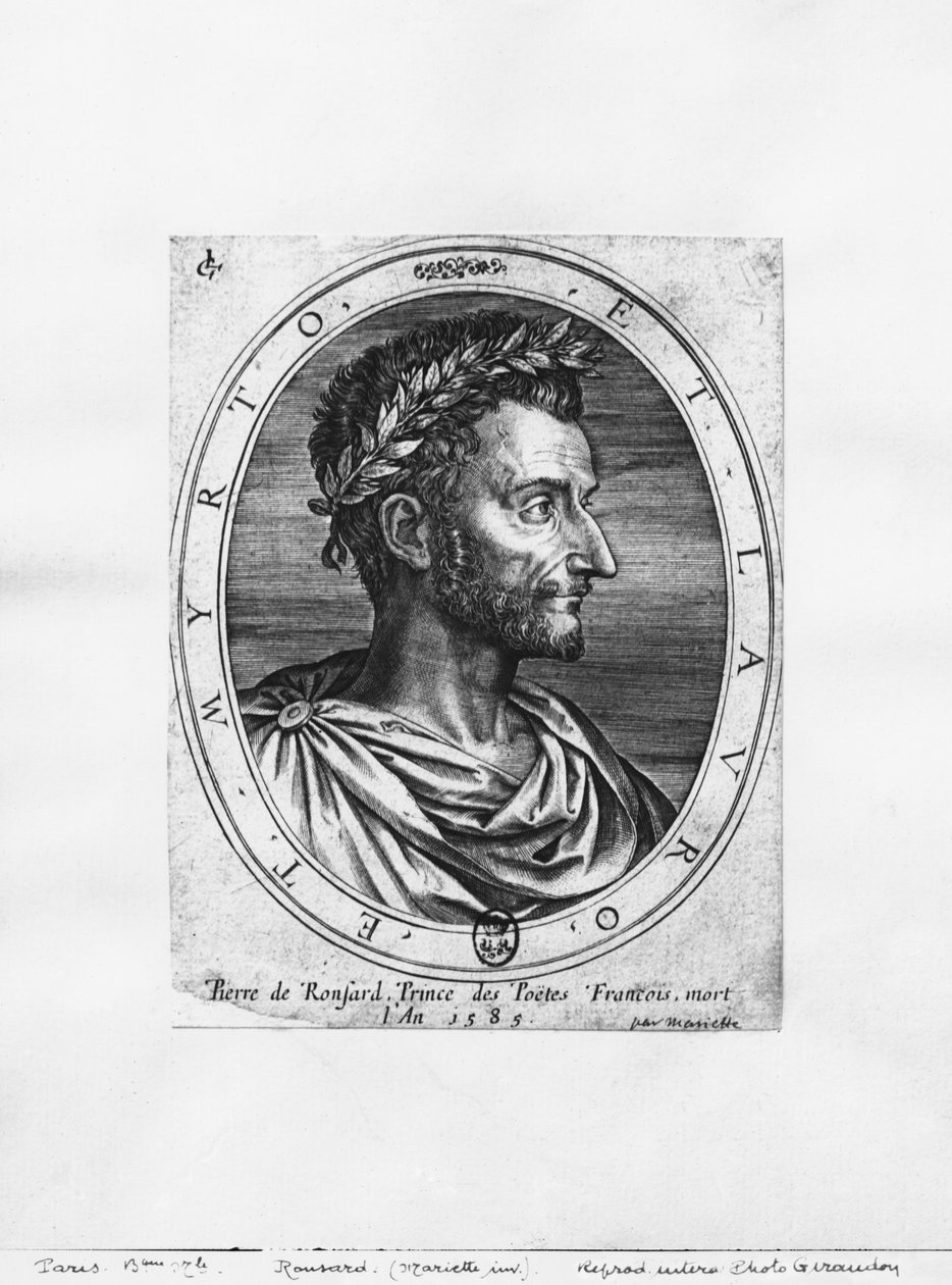 Pierre de Ronsard, digternes prins af Pierre Jean Mariette
