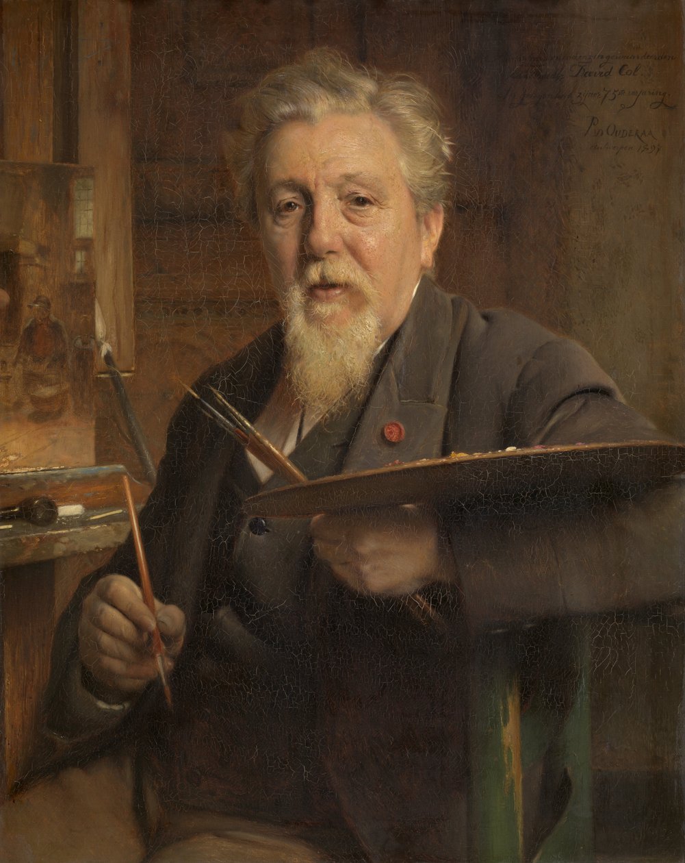 Maleren Jan David Col af Pierre Jean van der Ouderaa