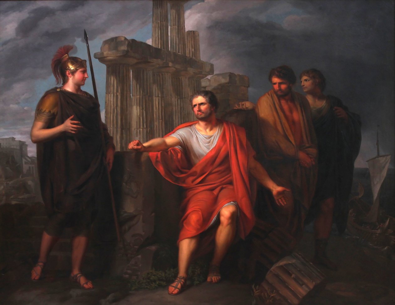 Marius sad på ruinerne af Kartago af Pierre Joseph François