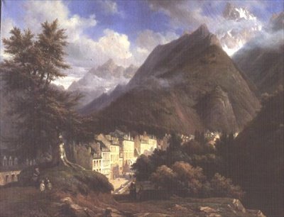Les Eaux-Bonnes, 1846 af Pierre Justin Ouvrie