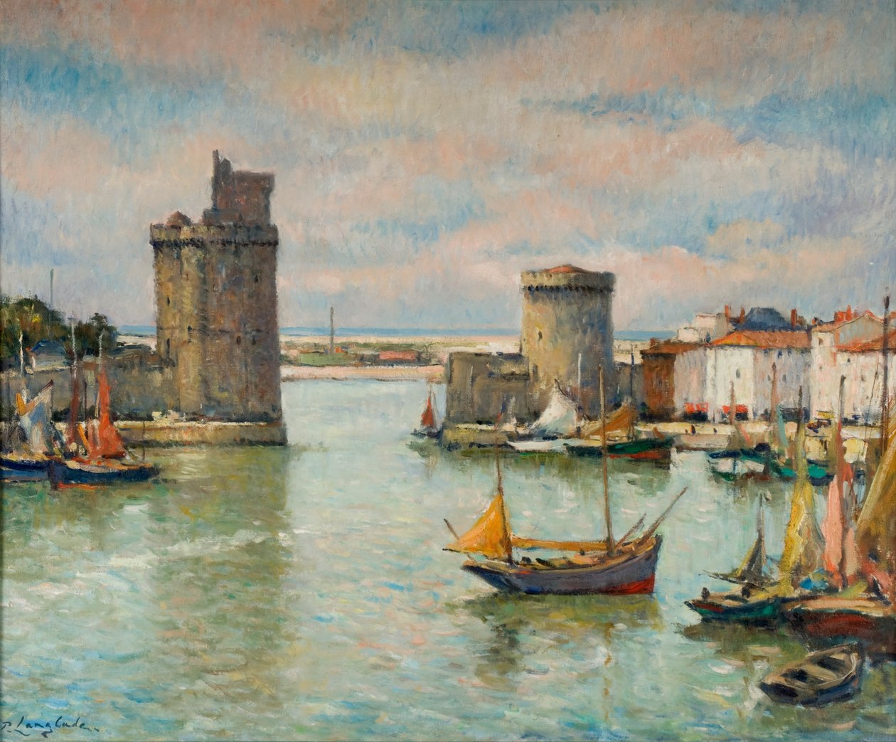 Byen La Rochelle af Pierre Langlade