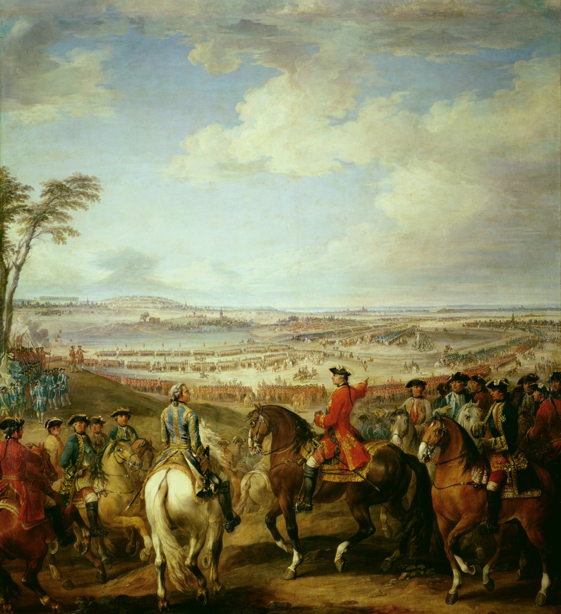 Slaget ved Lawfeld, 2. juli 1747 af Pierre Lenfant