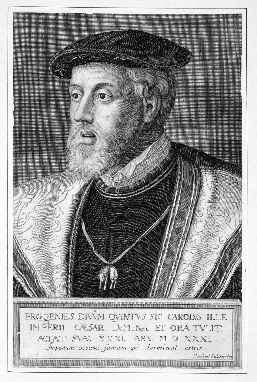 Charles B (1500-58) af Pierre Lombard or Lombart