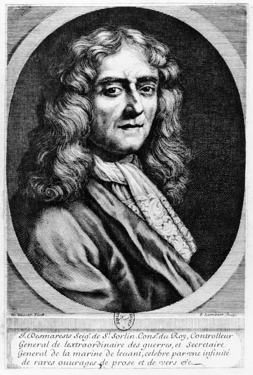 Jean Desmarets fra Saint-Sorlin af Pierre Lombard or Lombart