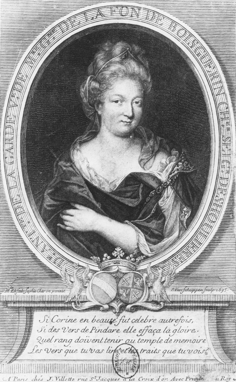 Antoinette Du Ligier fra Deshoulières-garden af Pierre Louis van Schuppen