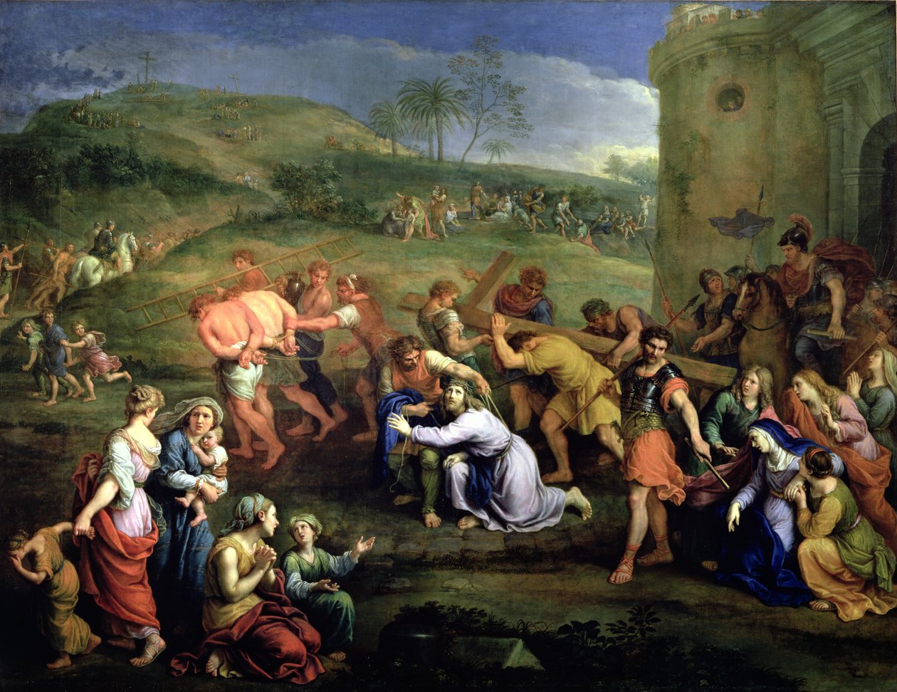 Kristus bærer korset, 1684 af Pierre Mignard
