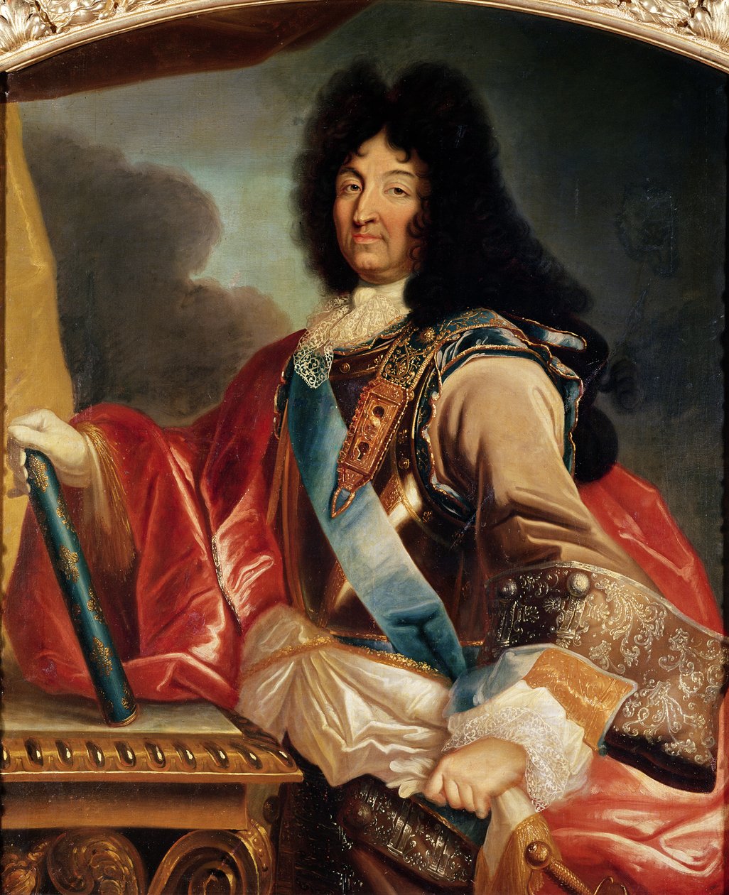 Portræt af Ludvig XIV (1638-1715) af Pierre Mignard