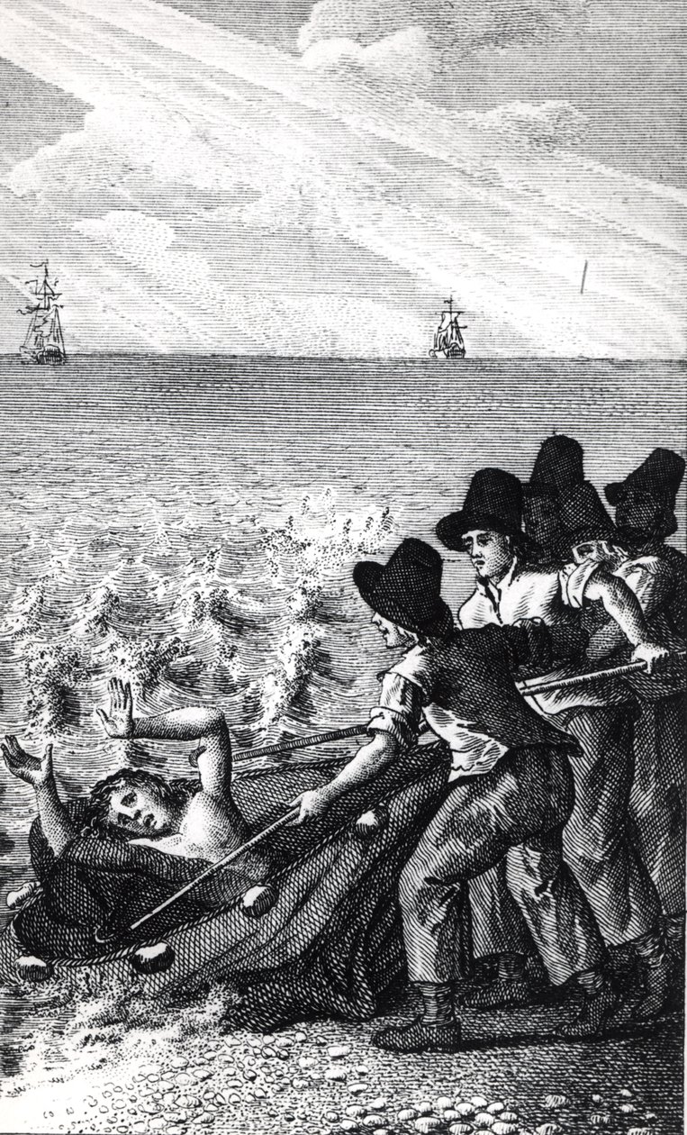 Illustration til en fransk udgave af den spanske "Lazarillo de Tormes", 1801 af Pierre Nicolas Ransonette