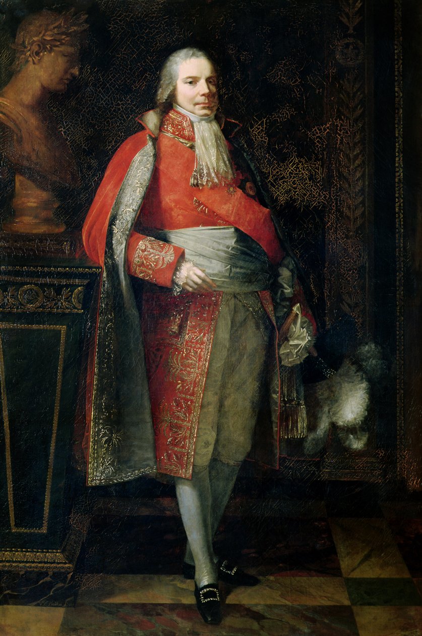 Portræt af Charles Maurice de Talleyrand-Périgord (1754-1838) 1807 af Pierre Paul Prudhon